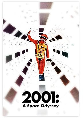 Filmposter 2001 A Space Odyssey, Leinwand-Poster, Wandkunst, Dekor, Bild, Gemälde für Wohnzimmer, Schlafzimmer, Dekoration, ungerahmt, 30 x 45 cm