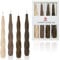 Gedengni Kerzenständer Spirale Kegel Kerzen, 7.5Zoll Spirale Kerzenständer Ohne Duft Kerzen Farbige Kerze Sticks Twisted Abendessen Kerzen