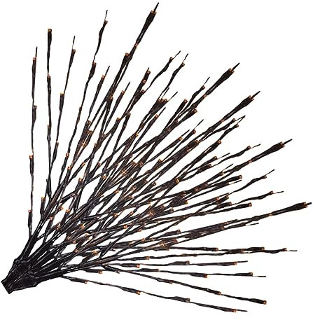 TOVINANNA 1stk Geführte Baumlichter Heimdekoration Im Freien Baumlichter Im Freien Hausdekorationen Für Zu Hause Künstliche Weidenzweiglichter Beleuchtete Weidenzweige Hängender Kunstzweig