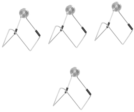 Alipis 4stücke Magnetischer Schwammhalter Aus Edelstahl Abtropfgestell Für Spüle Platzsparender Küchenorganizer Mit Einfachem Entwässerungsdesign Abnehmbar Bohren Für