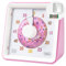 Visueller Timer mit Schutzhülle, 60-Minuten-Countdown-Timer für Kinder, Autismus, ADHS, Klassenzimmer, Heimbüro, Countdown-Uhr für Unterricht, Arbeit, Meeting, Zeitmanagement mit rosa Donut-Muster