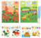 GZCY 2 Packfarbe mit Wasser Malvorlagen Kit - Wasserfarbe Papierkunst und Kunsthandwerk für Kleinkinder Kinder im Alter 2 3 4 5 6 7 8 Jahre alt - Junge Dinosauriergeschenk ((Dinosaurier & Transport))