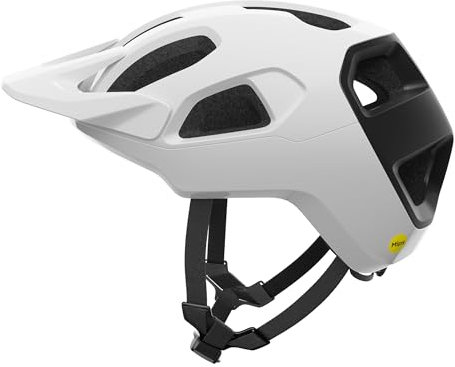 POC Unisex-Adult Cularis Fahrradhelm, Hydrogen White/Uranium Black Matt, L (59-62cm)