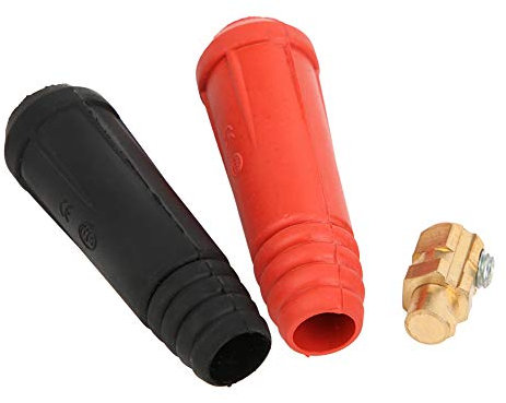 10-25 Square European Cable Quick Plug Cable Joint Connector Welding Machine Connector 10PCS Long Quick Connector with 5pcs Joints for Electric Welding Machine