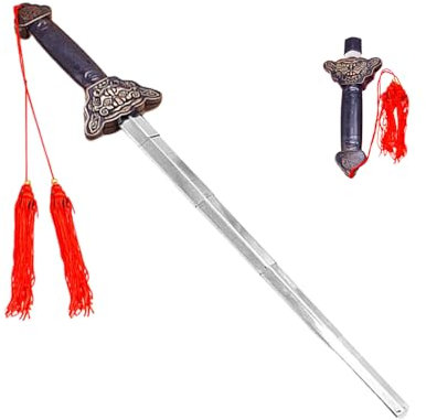 YSJCHEBS 1 Spada Giocattolo, Spada Giocattolo in Acciaio Inossidabile, Spada Giocattolo Retrattile, Gioco di Ruolo, Spade per Esibizioni di Arti Marziali, Piccoli Giocattoli per Bambini