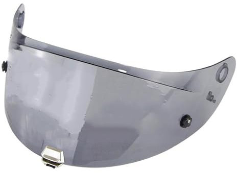 Visiera Lente per Casco Visiera per Casco Integrale da Moto per HJ&C per RP&HA 11(Light Black)