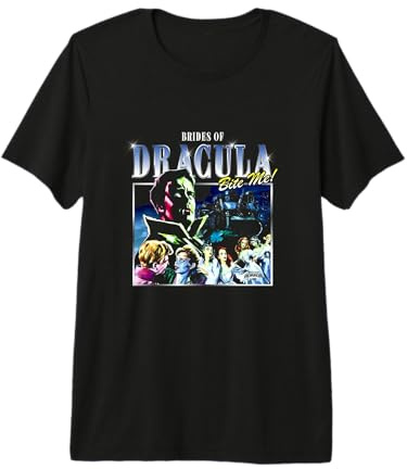 Brides of Dracula Classic Horror Movie Poster PAPL14550 Premium T-Shirt