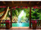 Runa Art Papel tapiz fotográfico Mar Caribe 352 x 250 cm Lana Fondo De Pantalla XXL Moderna Decoración De Pared Sala Cuarto Oficina Salón Verde rojo marrón 9113011c