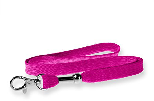 Kandinsky Schlüsselbänder Lanyards unbedruckt, Pink (Rosa), mit Verschluss, 12 mm Breite (50 Stück)