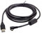 cablecc Mini USB B Type 5pin Male Left Angled 90 Degree to USB 2.0 Male Data Cable with Ferrite 3.0m