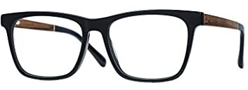 WoodWatch BROKLYN Black | Unisex Schutzbrille Blue Blocker | Die offizielle Damen Herren