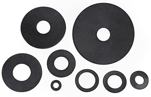 100x Gummi Unterlegscheibe, Gummischeibe in 34 Größen zum auswählen (10x4x2)