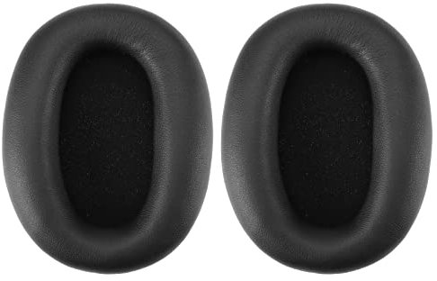 Create idea Compatible Ear Pads with Sony WH-1000XM2, MDR-1000X Headphones, Protein Leather, Black