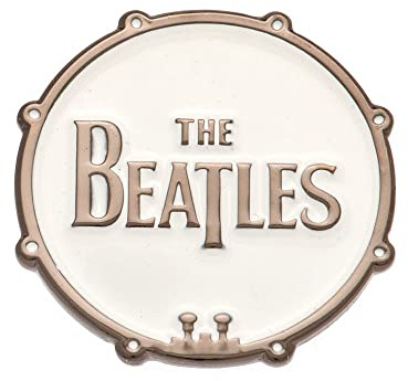 The Beatles Enamel Pin Badge (Drum Design) 2cm x 2cm - Official Merchandise