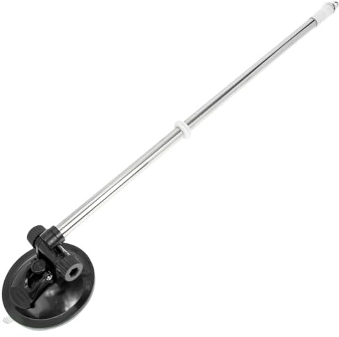 INOOMP Car Flag Pole Mount Holder with Suction Cup Heavy Duty Flag Pole Mounting Bracket for Car Rv Truck Boat 21 Inch