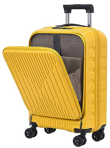 TydeCkare 080 19 Pouces Gris foncé ABS + PC Bagage à Main 55 * 35 * 23cm, Orange