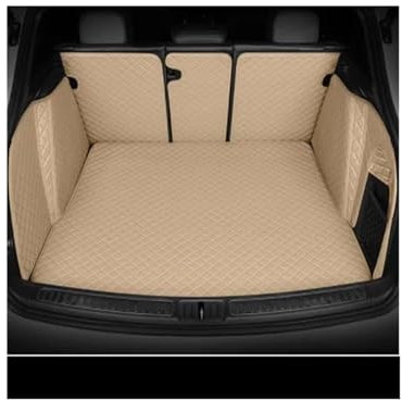 Auto Für Mercedes Für Benz V-klasse Für Viano Für Vito W447 W639 W638 Custom Car Stamm Matten wasserdichte Cargo-Liner Teppiche Kofferraumwanne (Color : Beige, Größe : Set)