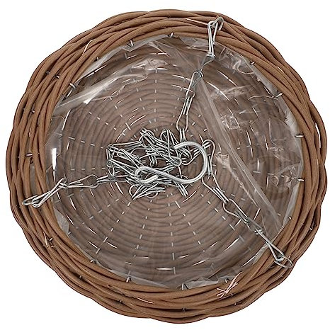 CIMAXIC Hängender Blumenkorb Aus Seegras Für Innen Und Outdoor Pflanzentopf Zum Aufhängen Praktische Blumenampel Für Garten Und Balkon