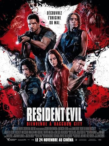 Resident Evil Welcome to Raccoon City 4 A0 Poster auf Leinwand – Wandkunst, Heimdekoration, Filmposter, Leinwand, Film, Kino, Retro, Vintage, Kult, Klassik, Nostargic, Saga, moderner Nachdruck, wir