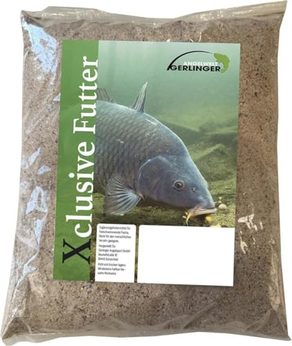 Angelwelt Gerlinger Xclusive Futter Grundfutter Lockfutter Angelfutter Groundbait (Vanille, 10kg)