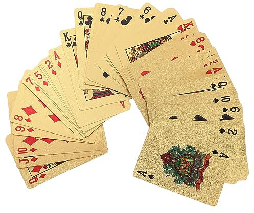 KONTONTY 1 Kartenspielen pokerkarten Spielkarten Board gamees Playing Cards schwimmingpools chinesisches Tierkreiszeichen Party-Spielkarte Brettspiel-Requisite Partykarten für Spiele PVC