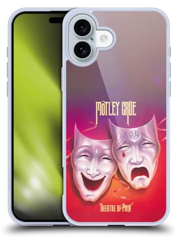 Head Case Designs Offizielle Motley Crue Theater of Pain Alben Gelhülle [Militärischer Schutzgrad] Kompatibel Mit Apple iPhone 16 Plus Und Kompatibel Mit MagSafe