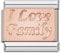 I Love My Family Rose Gold Silver 9mm Italian Charm Compatible With Nomination Bracelet