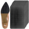 Schuhsohlen Reparatur 10 PCS Gummisohlen Zum Aufkleben Antirutsch Sohle für Glatte Schuhsohlen Anti Rutsch Sohle Pads Rutschfeste Klebesohlen die für Alle Größen Geeignet Sind Zur Schuhsohlenreparatur