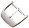 AMAUPCKCA Edelstahl-Uhrenschnalle for Jaeger-LeCoultre-Uhrenarmband, Dornschließe, 16/18 mm, Armbandzubehör(Silver,16mm)