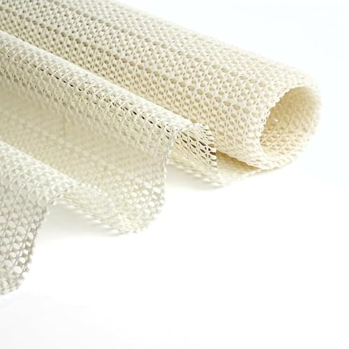 2 Stück 70x200cm Teppich Antirutschmatte,Multifunktionale Antirutschmatte, Waschbar und Zuschneidbar, für Teppich, Sofa, Tischbein-Polster, Schubladeneinlage und Tischset, Weiß
