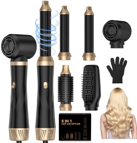 UMIGA Haarstyler 5 in 1 Hairstyler Hair Styler Set 1000W Multistyler Haare