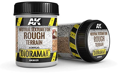AK Interactive : Pasta Terrains Texture Irregular Soils - 250ml - Basic Product (Acrylic)