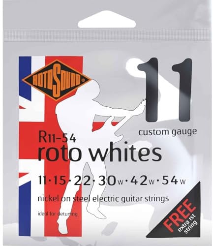 Rotosound R Roto E-Gitarre vernickelt Satz Custom gauge 11-54 R11-54