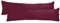 npluseins 2er Pack Baumwoll Kissenbezug - Jersey - viele Farben 1331.1812, ca. 40 x 145 cm, Bordeaux