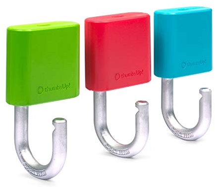 thumbsUp! Wandhaken Vorhängeschloss (3er Set)