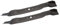 SECURA Jeu de lames (mulching) compatible avec Colombia PX18KT107H 13HG79GG646 Tracteur de pelouse