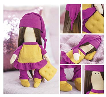 GMMH Nähset Bastelset Puppe zum Selbermachen (Susen 30 cm), Puppen Selber Nähen, DIY, Geschenkidee für Bastler, Schneidern, Schneider Set, Selbernähen