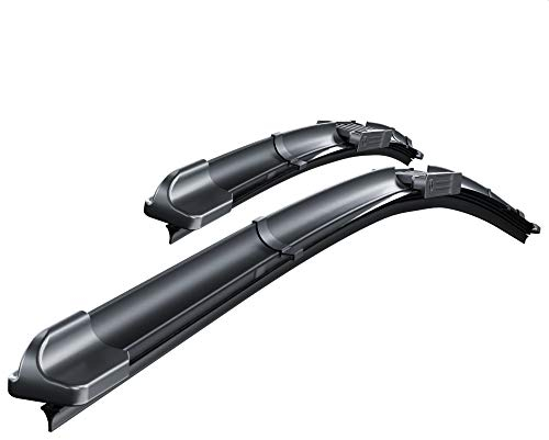 Mossa Vordere Scheibenwischer kompatibel mit Nissan Note I (01.2005-08.2014) - flache Premium Wischerblätter