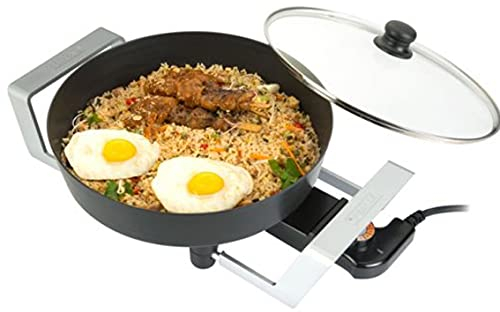 Bourgini - Sartén Magic Multi Deluxe 3 en 1 para Hornear, Asar y Guisar. 36cm de diámetro y capacidad para 6L