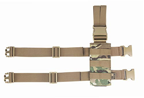 OneTigris Taktische Molle Beinplatte Beinplatform für Pistolenholster |MEHRWEG Verpackung