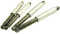 4x Stoßdämpfer Set Vorne + Hinten Schwarz Chrom 310mm für Simson Schwalbe KR51 Star Sperber Habicht