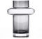 AmeliaHome Vase 15 x 20 cm Vase décoratif en Verre Décoration Galaxy Noir