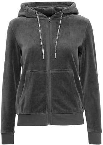 OXMO OXNicky Damen Sweatjacke Kapuzenjacke, XL, Castlerock (799486)