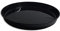 Sottovaso per vaso da fiori, rotondo, 9 diverse misure in 2 diversi colori a scelta (diametro 24 cm, nero)