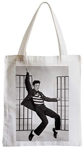 Elvis Presley Shopping-Tasche, Vintage 2, weiß, Einheitsgröße