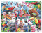 Larsen Puzzle Fröhliche Vögel, Alter 6–10, 115 Teile, Lernspiel Natur & Artenvielfalt, Rahmenpuzzle bunt aus Norwegen