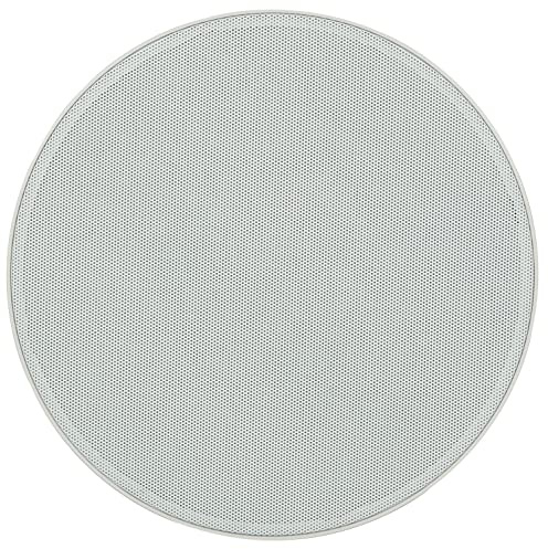 Adastra | Two Way Ceiling Speaker with Discreet Low profile Design and Magnetic Frameless Grille | White 5.25 Main Driver