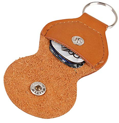 Générique Gitarre Pick Holder Schlüsselanhänger Leder Plektrum Tasche Gitarre Teile Zubehör Neu Outlet