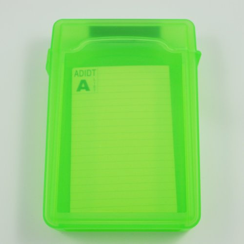 Oikabio 8,9 cm (3,5 ) IDE/SATA HDD Aufbewahrungsbox (grün)