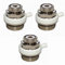DAZZLEEX 3pcs 1/2inch Automatic Air Vent Auto Cut-off Self Bleeding Radiator Valve Automatic Bleed Valve for Radiators 1/2 for BSP